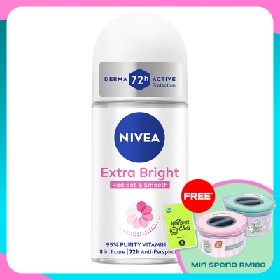NIVEA Deodorant  Extra Brightening Roll On 50ml