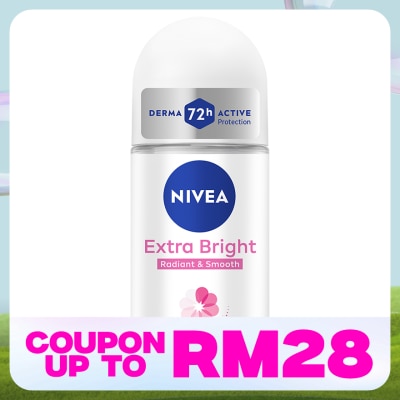 NIVEA Deodorant  Extra Brightening Roll On 50ml