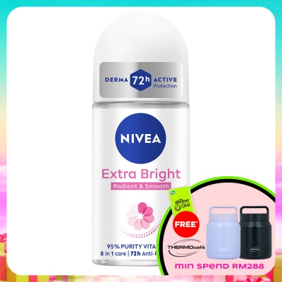 NIVEA - Deodorant Extra Brightening Roll On 50ml