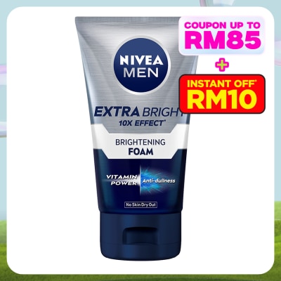 NIVEA FOR MEN Men Face Extra Bright Foam 100g