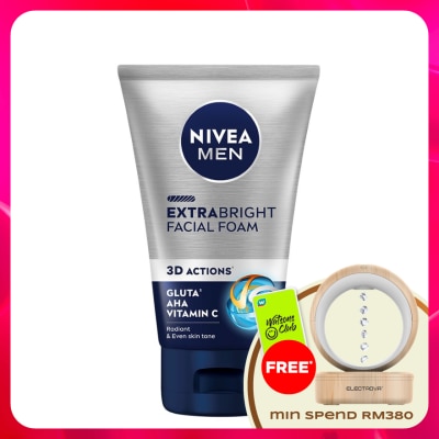 NIVEA FOR MEN - Men Face Extra Bright Foam 100g