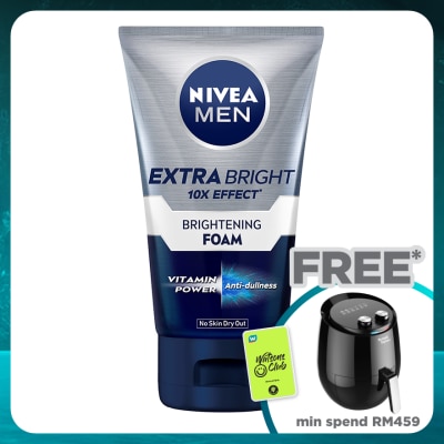 NIVEA FOR MEN Men Face Extra Bright Foam 100g