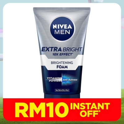 NIVEA FOR MEN Men Face Extra Bright Foam 100g