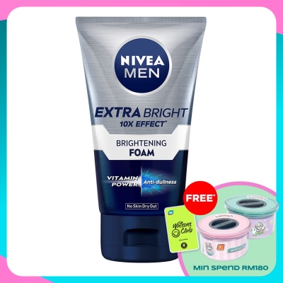 NIVEA FOR MEN Men Face Extra Bright Foam 100g
