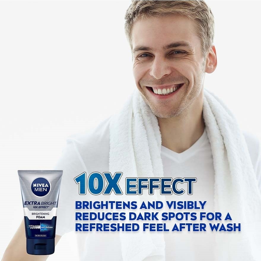 Men Face Extra Bright Foam 100g