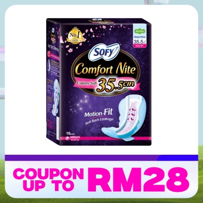 SOFY Comfort Nite Body Fit Slim Wing 35.5cm 16S