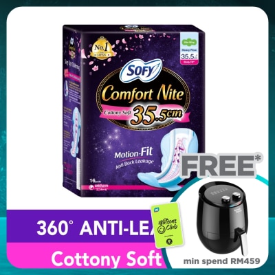 SOFY Comfort Nite Body Fit Slim Wing 35.5cm 16S