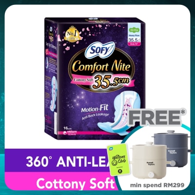 SOFY Comfort Nite Body Fit Slim Wing 35.5cm 16S