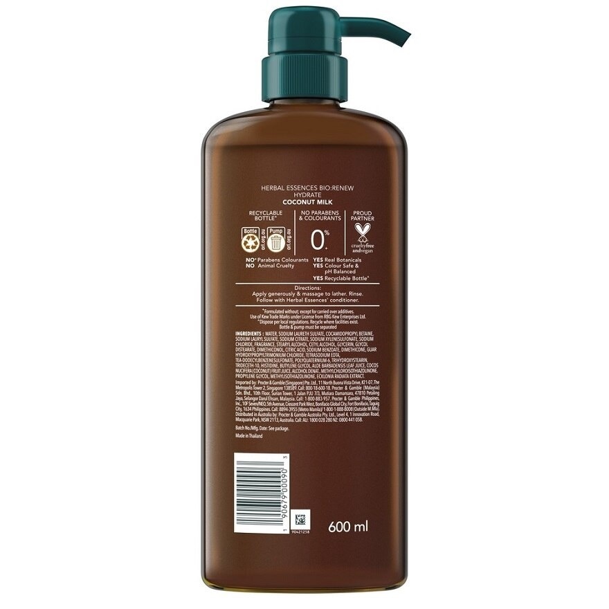 Bio:Renew Coconut Milk Shampoo 600ml