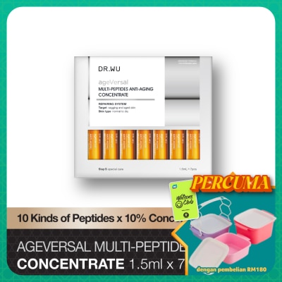 DR. WU - Ageversal Multi-peptides Anti-Aging Concentrate 7x1.5ML