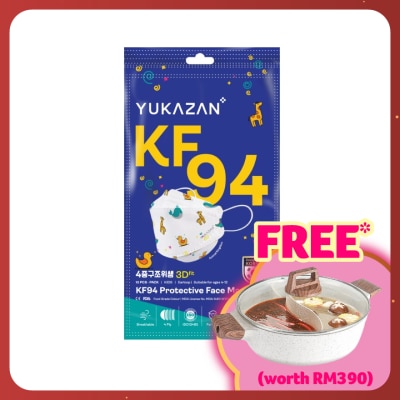 YUKA ZAN KF94 Protective Face Mask For Kids 10's