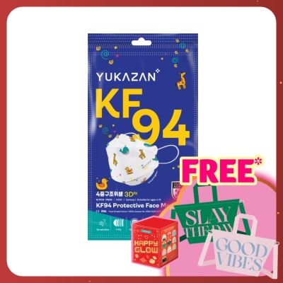 YUKA ZAN KF94 Protective Face Mask For Kids 10's
