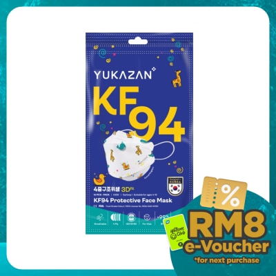 YUKA ZAN KF94 Protective Face Mask For Kids 10's