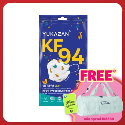 YUKA ZAN KF94 Protective Face Mask For Kids 10's