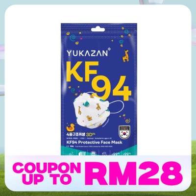 YUKA ZAN KF94 Protective Face Mask For Kids 10's