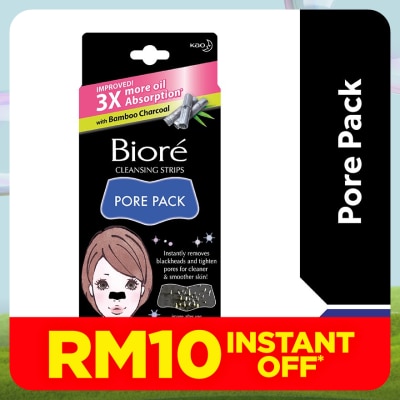 BIORE Cleansing Strips Pore Pack Black 10's