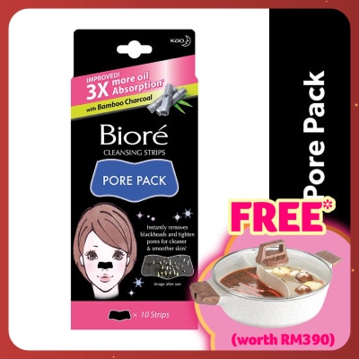 BIORE Cleansing Strips Pore Pack Black 10's
