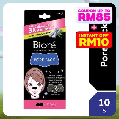 BIORE Cleansing Strips Pore Pack Black 10's