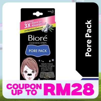 BIORE Cleansing Strips Pore Pack Black 10's