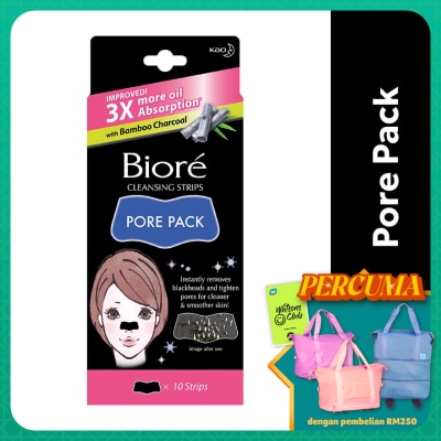 BIORE Cleansing Strips Pore Pack Black 10's