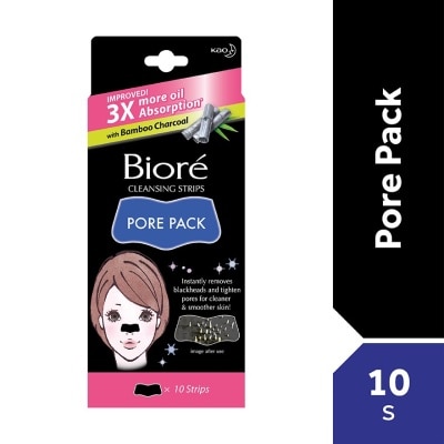 BIORE Cleansing Strips Pore Pack Black 10's