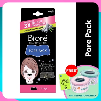 BIORE Cleansing Strips Pore Pack Black 10's