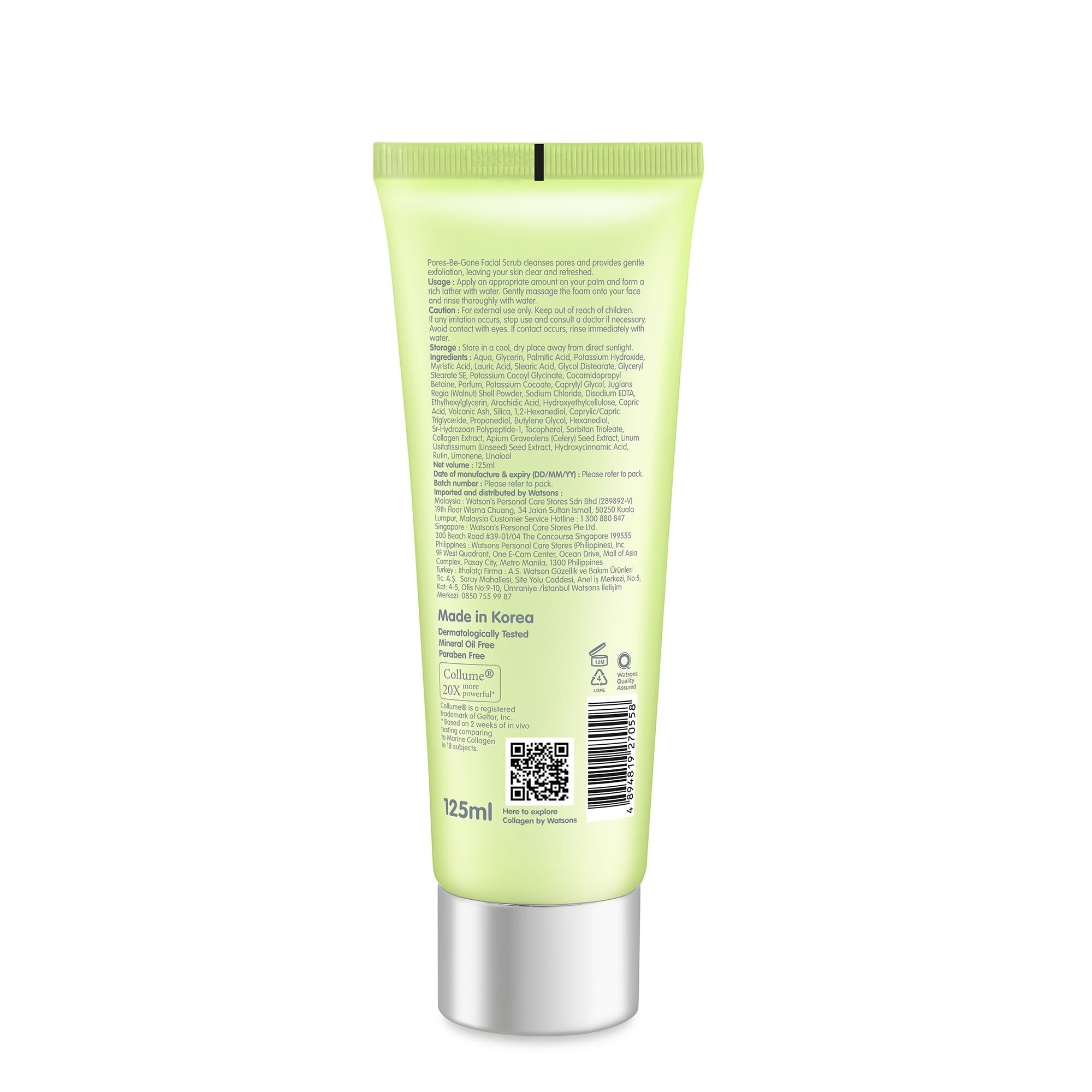 Pores-Be-Gone Facial Scrub 125ml