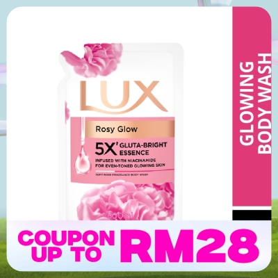 LUX Rosy Glow Body Wash Refill 800ml