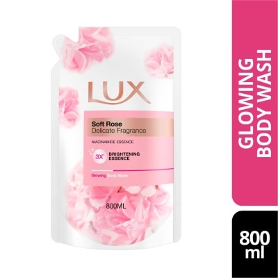 LUX Rosy Glow Body Wash Refill 800ml