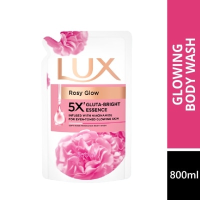 LUX Rosy Glow Body Wash Refill 800ml