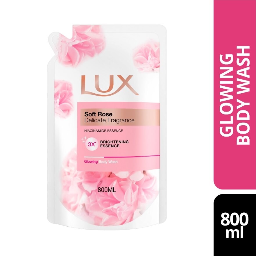 Rosy Glow Body Wash Refill 800ml