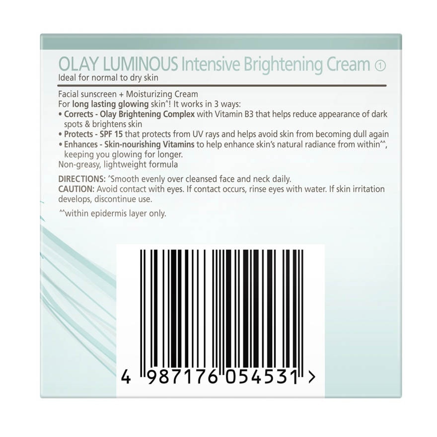 Luminous Intensive Brightening Cream Spf 15 100g