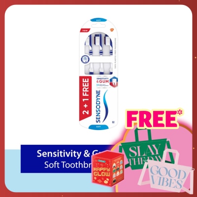 SENSODYNE Sensitive Teeth Sen & Gum Soft Toothbrush 3S