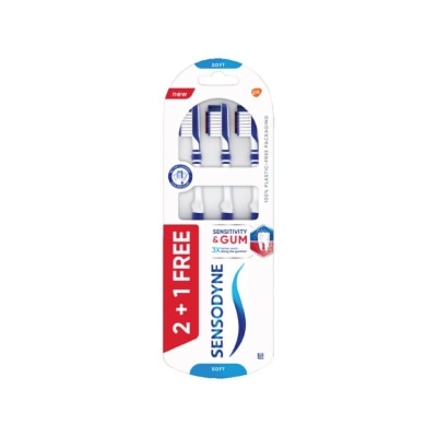 SENSODYNE Toothbrush Sensitivity & Gum 3s