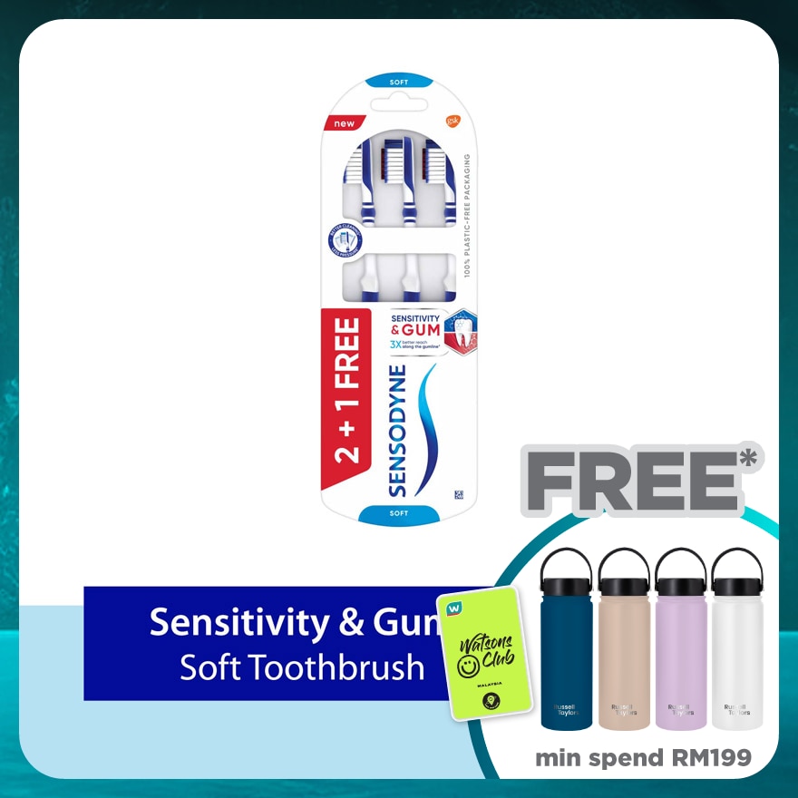 Sensitive Teeth Sen & Gum Soft Toothbrush 3S