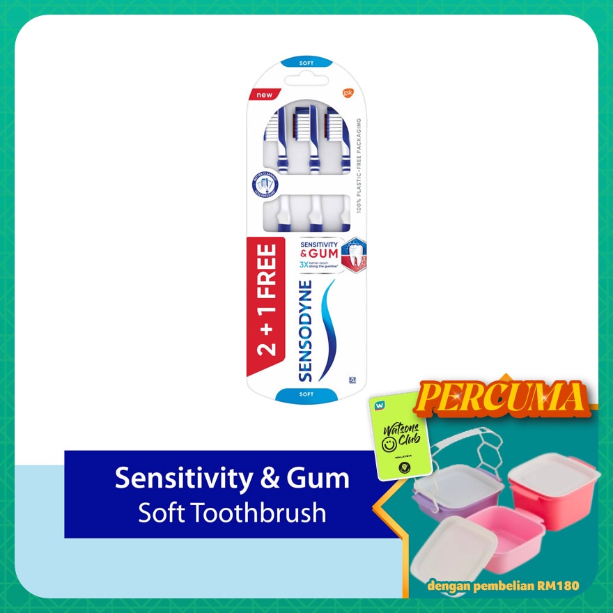 Sensitive Teeth Sen & Gum Soft Toothbrush 3S