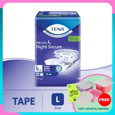 TENA PROskin Night Secure L 8s