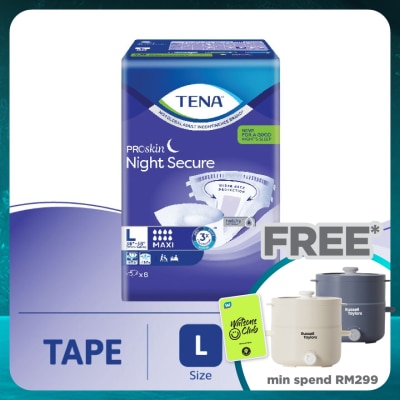 TENA PROskin Night Secure L 8s