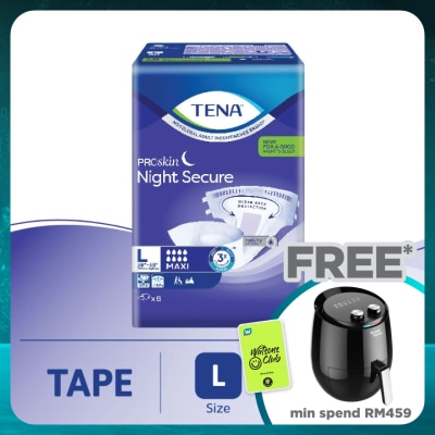 TENA PROskin Night Secure L 8s