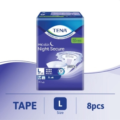 TENA PROskin Night Secure L 8s