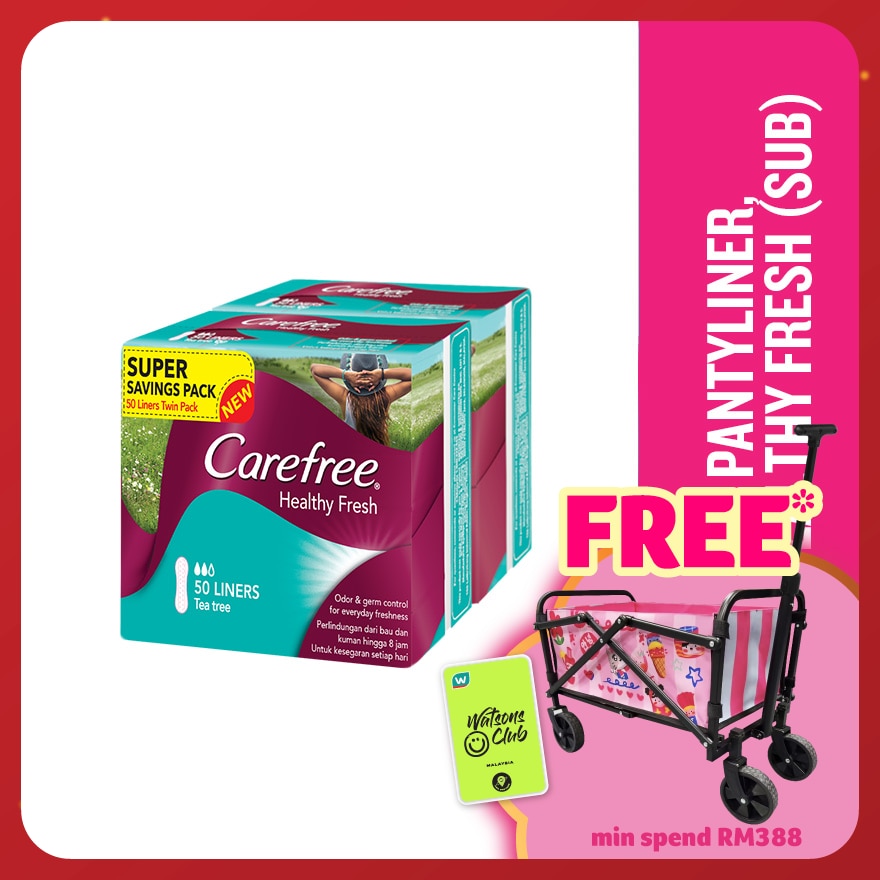 Healthy Fresh Scented Panty Liners 2x50's