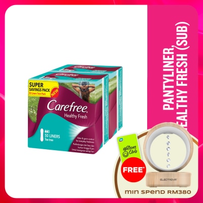 CAREFREE - Healthy Fresh Scented Panty Liners 2x50's