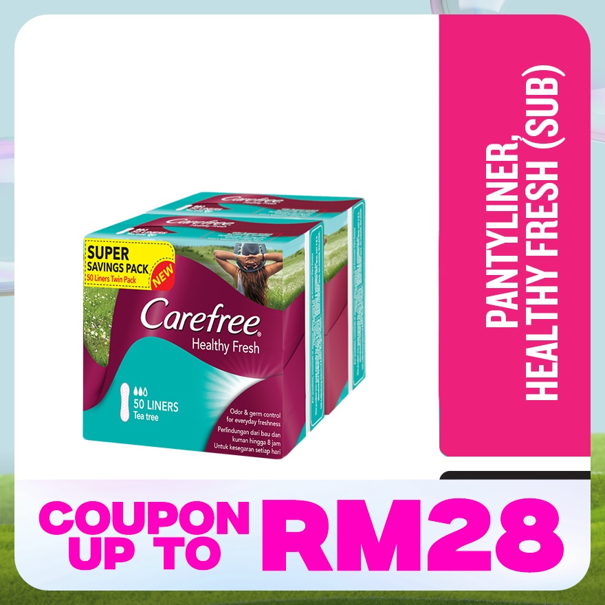 Healthy Fresh Scented Panty Liners 2x50's