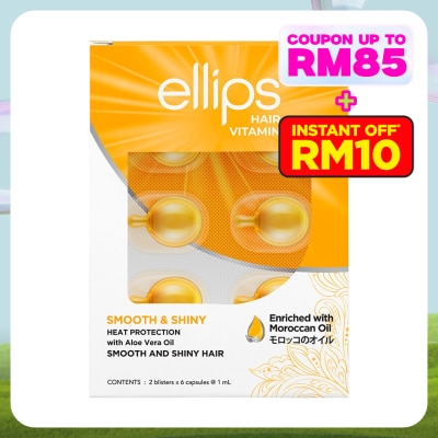 ELLIPS Smooth & Shiny Hair Vitamin 2 x 6's