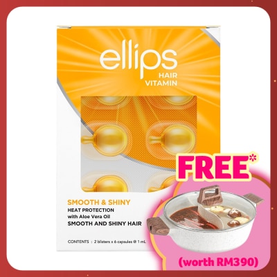 ELLIPS Smooth & Shiny Hair Vitamin 2 x 6's