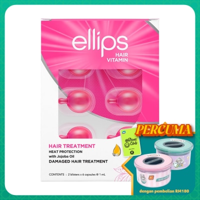 ELLIPS Hair Vitamin Hair Recovery With Jojoba Oil 2 x 6's