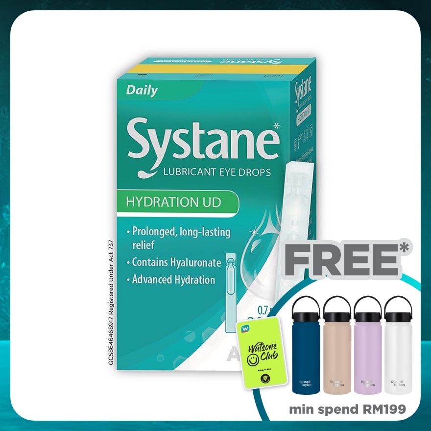 Hydration UD Eye Drops 30x0.7ml