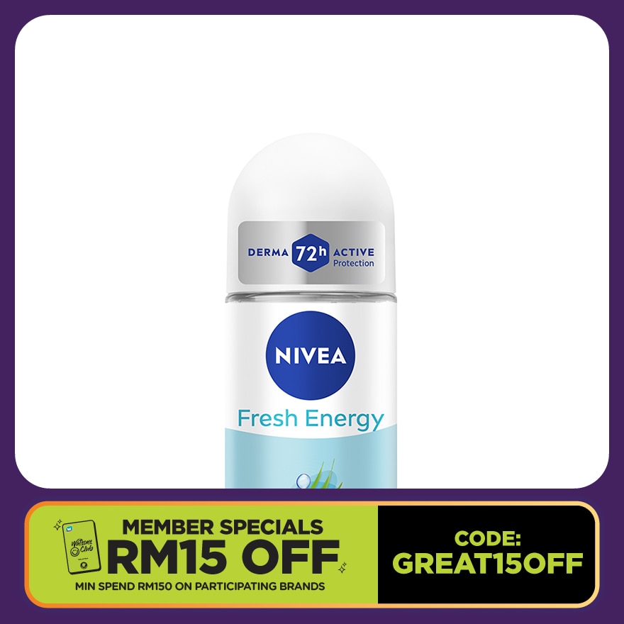Visage Deodorant Roll On Energy Fresh 50ml