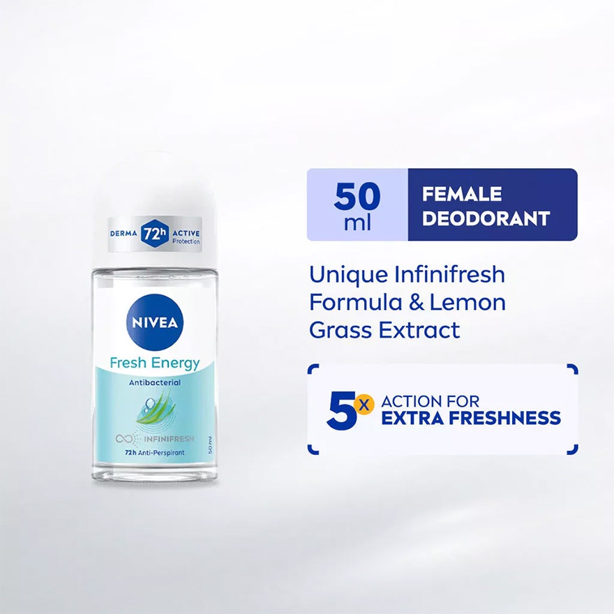 Visage Deodorant Roll On Energy Fresh 50ml image