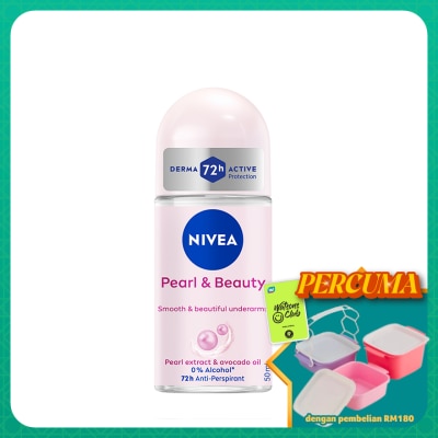 NIVEA - Deodorant Pearl Beauty Roll On 50ml